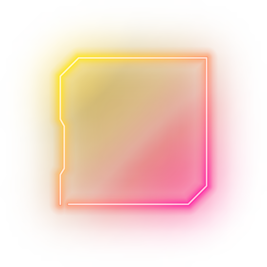 neon shape frame